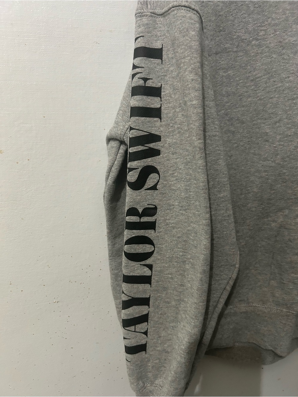 Taylor Swift Light Gray Women's Zip-Up Sweater - Picture 4 of 5